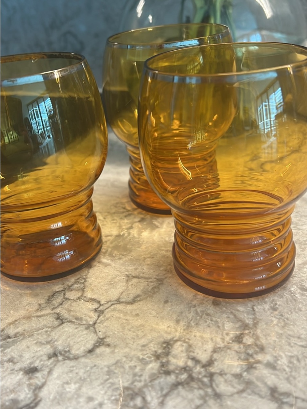 Set of 4 HK Living 70's Glassware